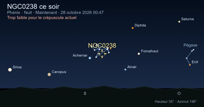 NGC0238 ce soir