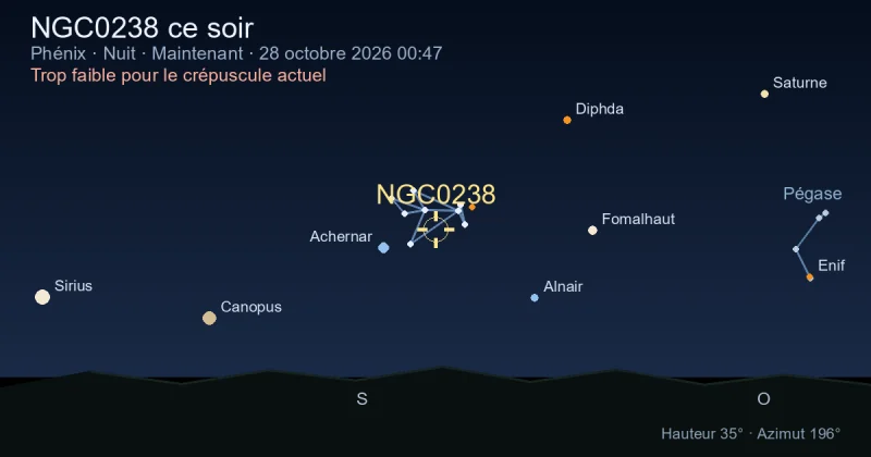 NGC0238 ce soir
