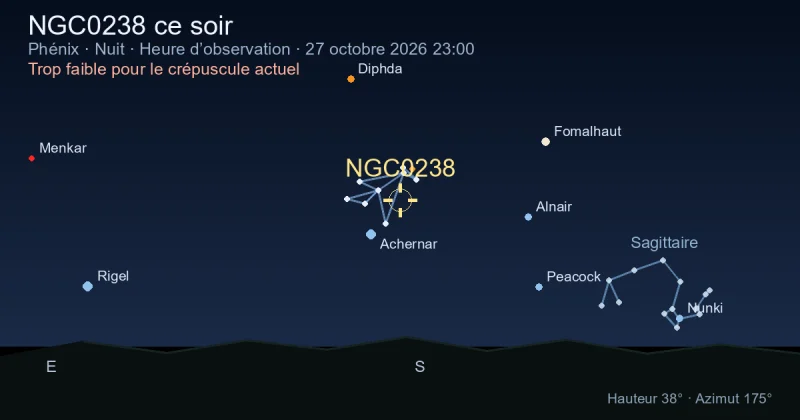 NGC0238 ce soir