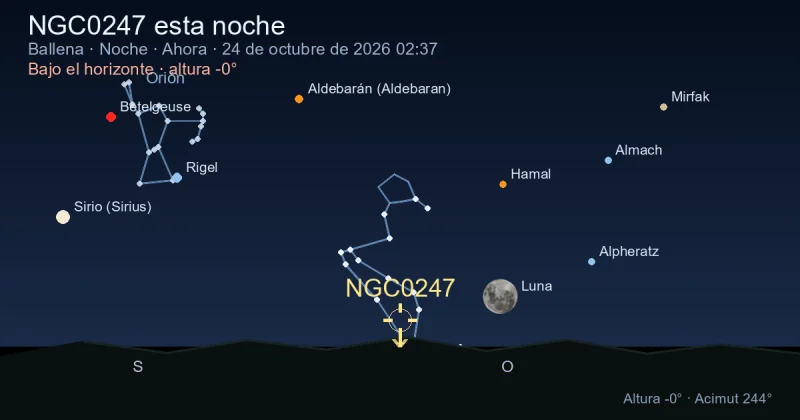 NGC0247 esta noche