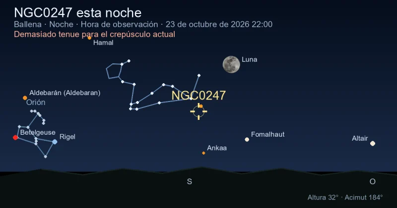 NGC0247 esta noche
