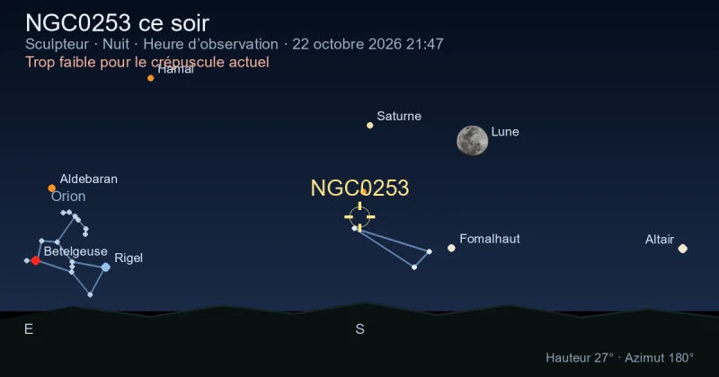 NGC0253 ce soir