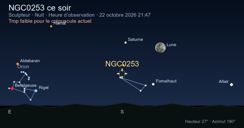 NGC0253 ce soir