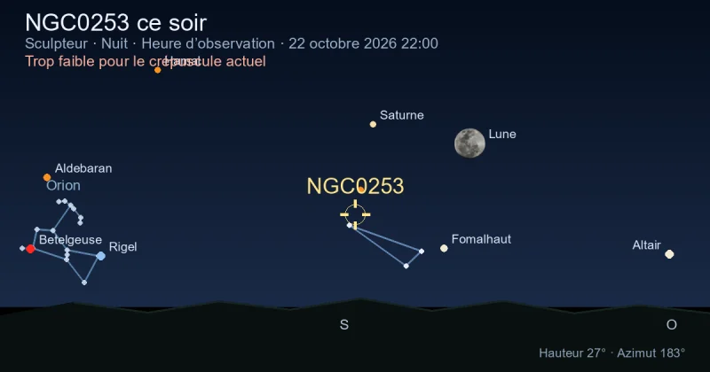 NGC0253 ce soir