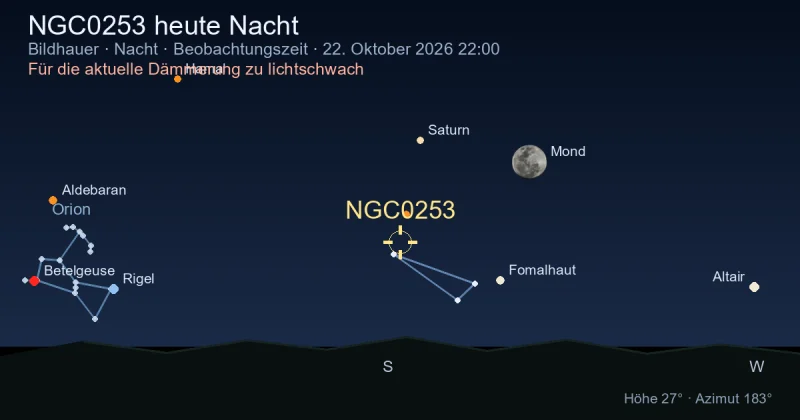 NGC0253 heute Nacht