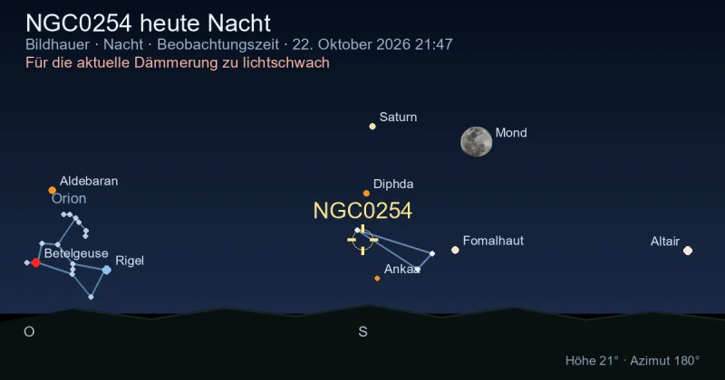 NGC0254 heute Nacht