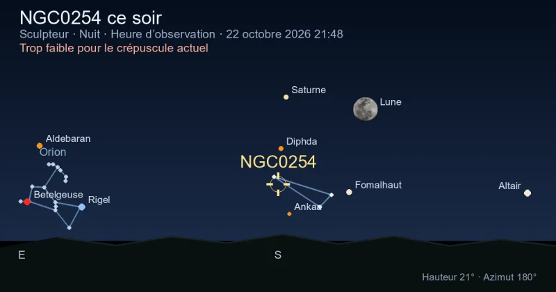 NGC0254 ce soir