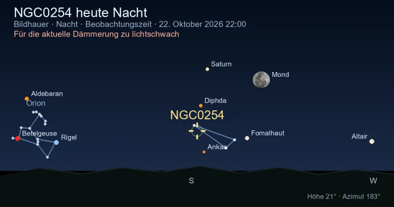 NGC0254 heute Nacht