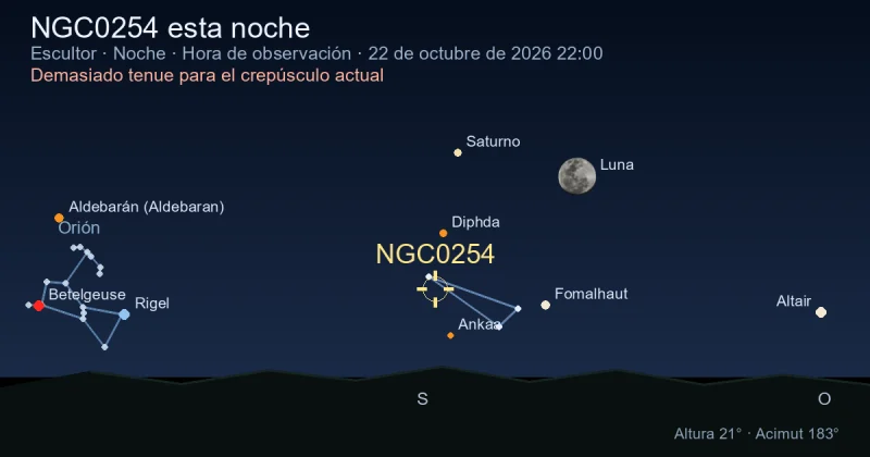 NGC0254 esta noche