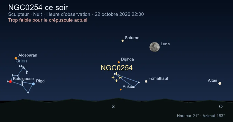 NGC0254 ce soir
