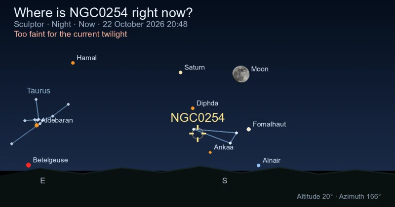 Where is NGC0254 right now?