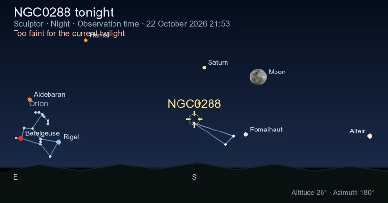 NGC0288 tonight