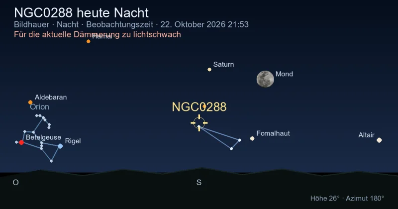 NGC0288 heute Nacht