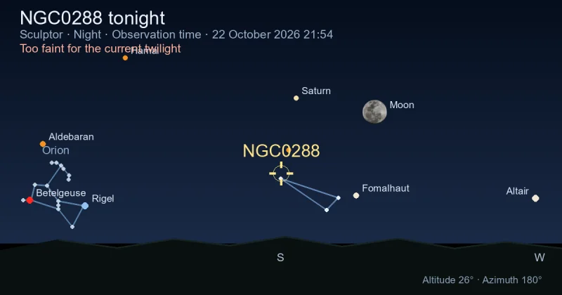 NGC0288 tonight