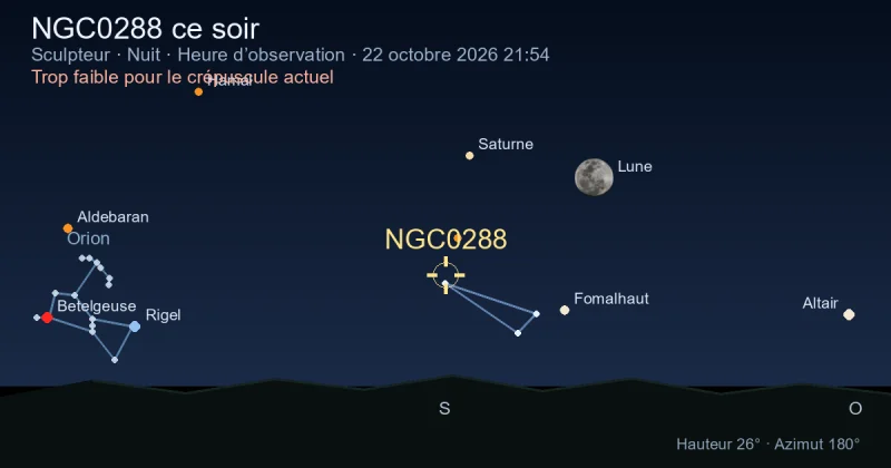 NGC0288 ce soir