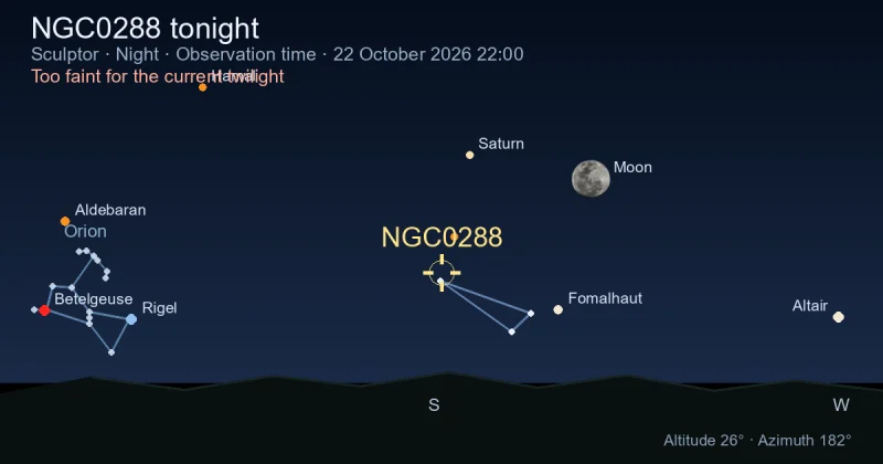 NGC0288 tonight