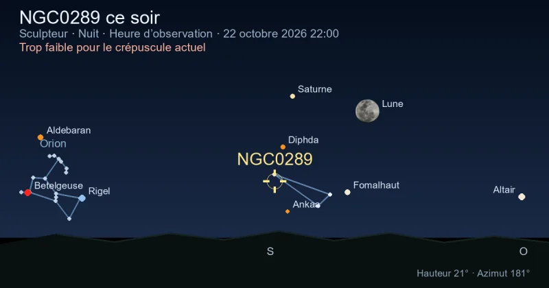 NGC0289 ce soir