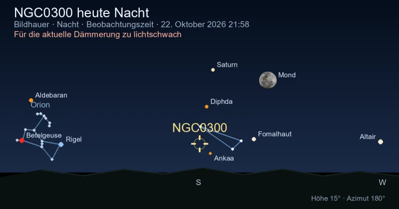 NGC0300 heute Nacht