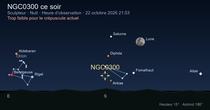 NGC0300 ce soir