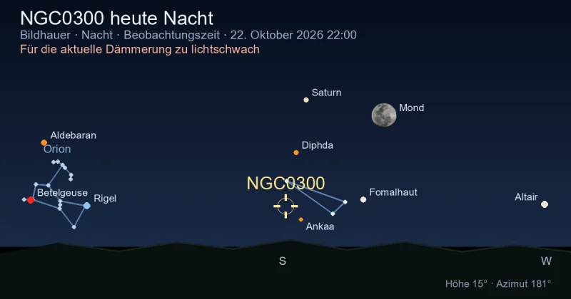 NGC0300 heute Nacht