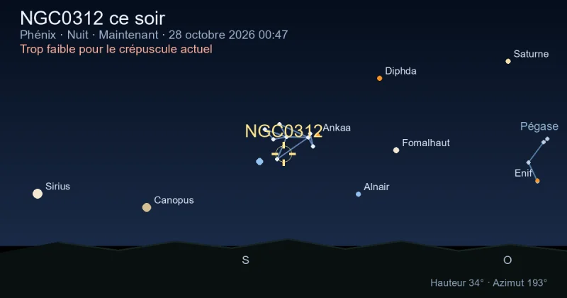 NGC0312 ce soir