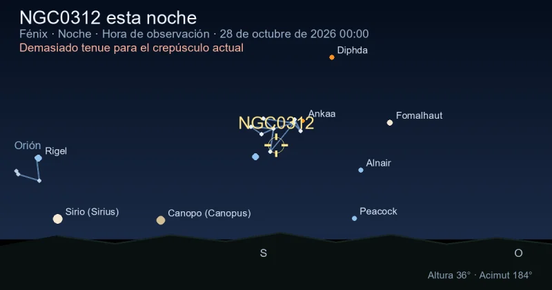 NGC0312 esta noche