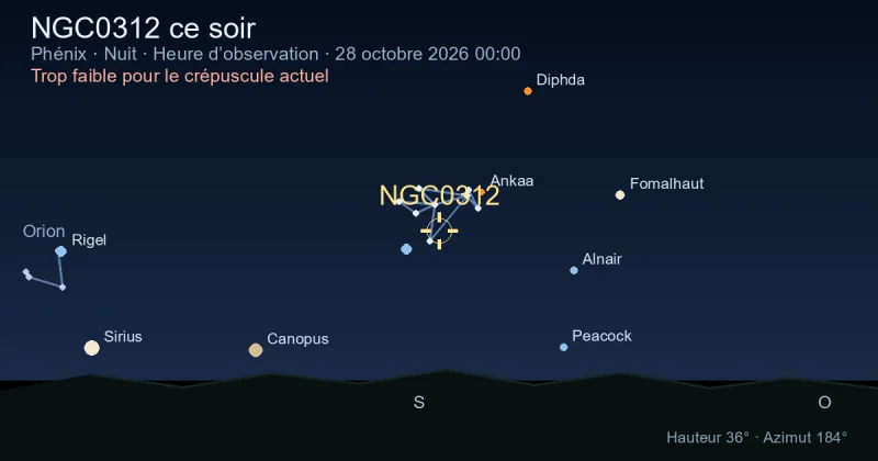 NGC0312 ce soir