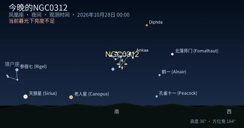 今晚的NGC0312