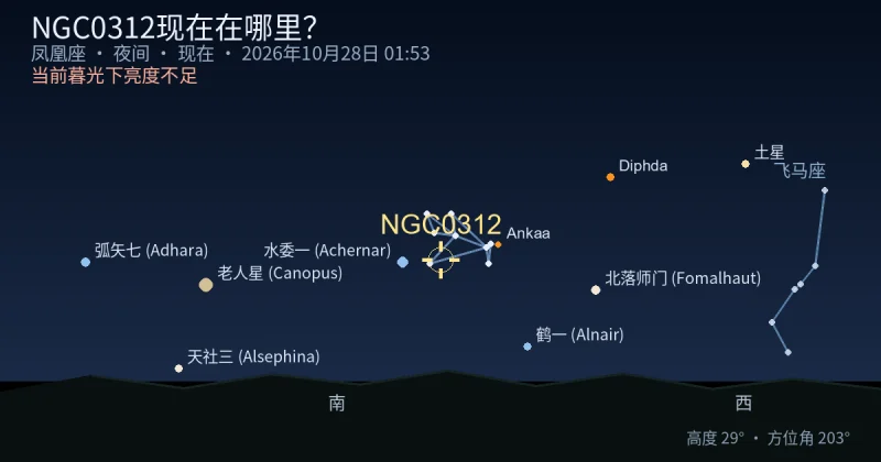 NGC0312现在在哪里？