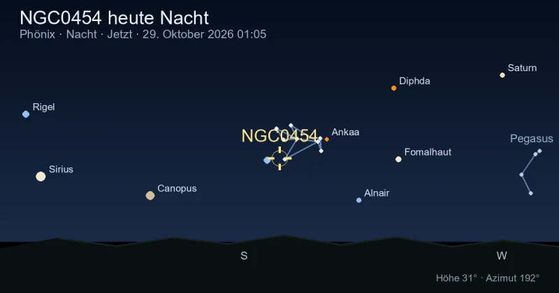 NGC0454 heute Nacht