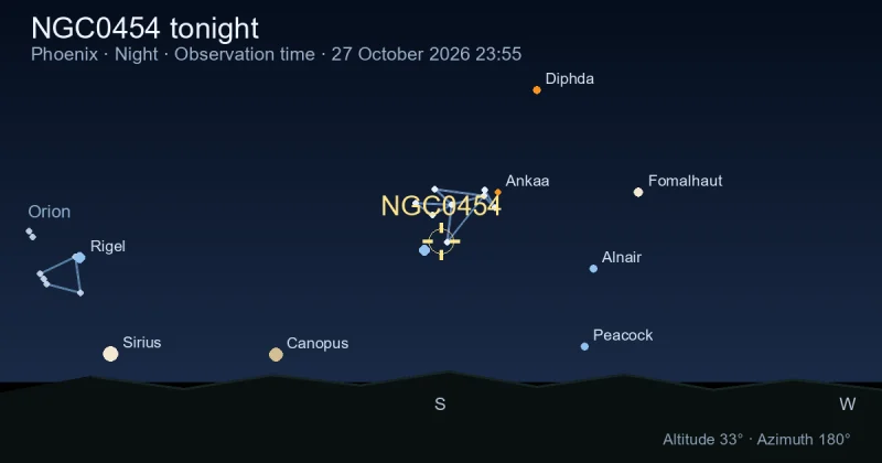 NGC0454 tonight
