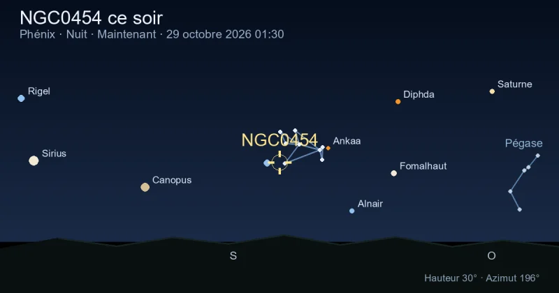 NGC0454 ce soir