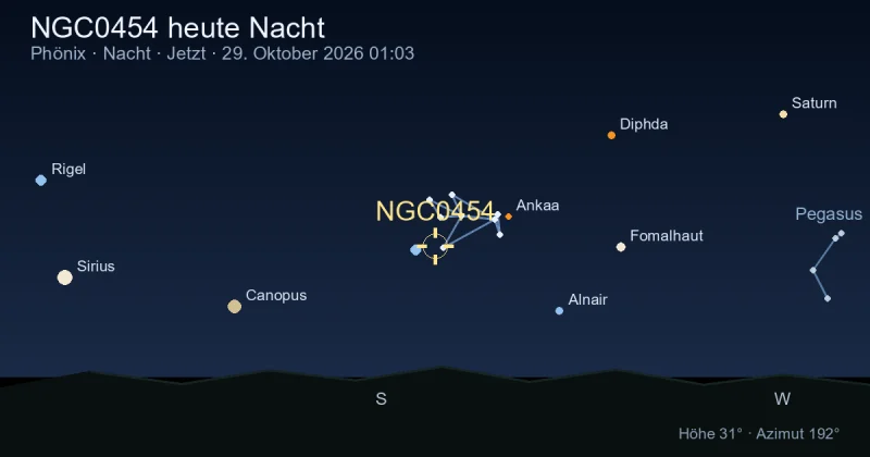 NGC0454 heute Nacht