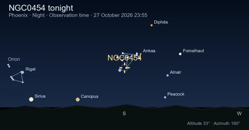 NGC0454 tonight