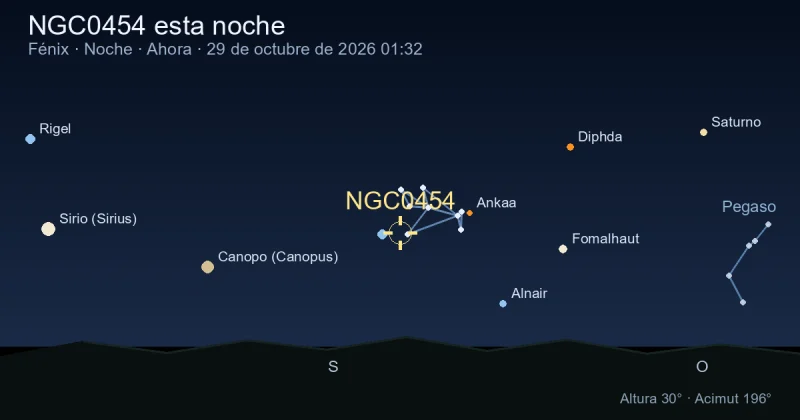 NGC0454 esta noche