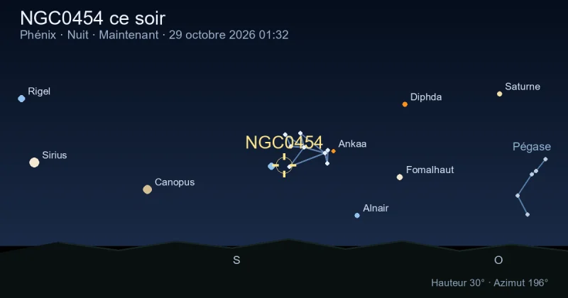 NGC0454 ce soir