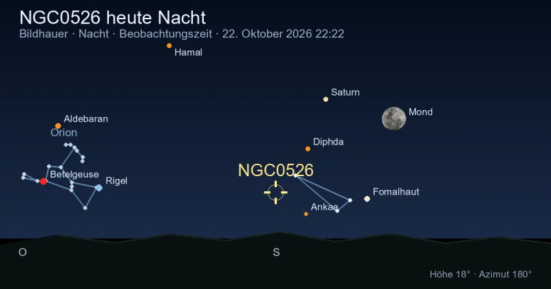NGC0526 heute Nacht