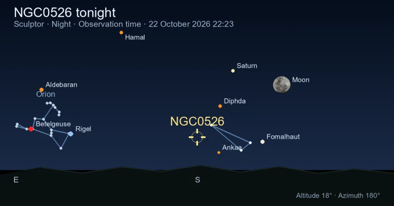 NGC0526 tonight