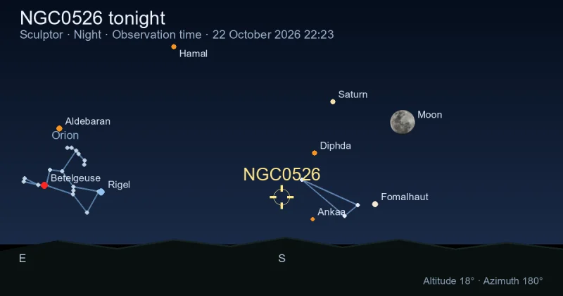 NGC0526 tonight