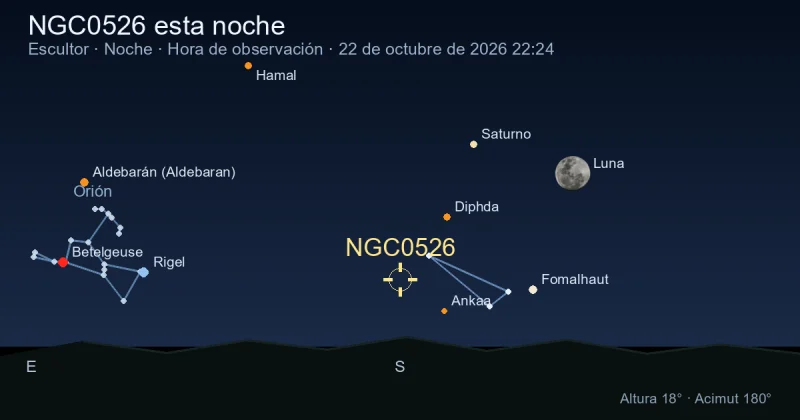 NGC0526 esta noche
