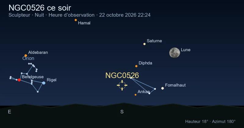 NGC0526 ce soir