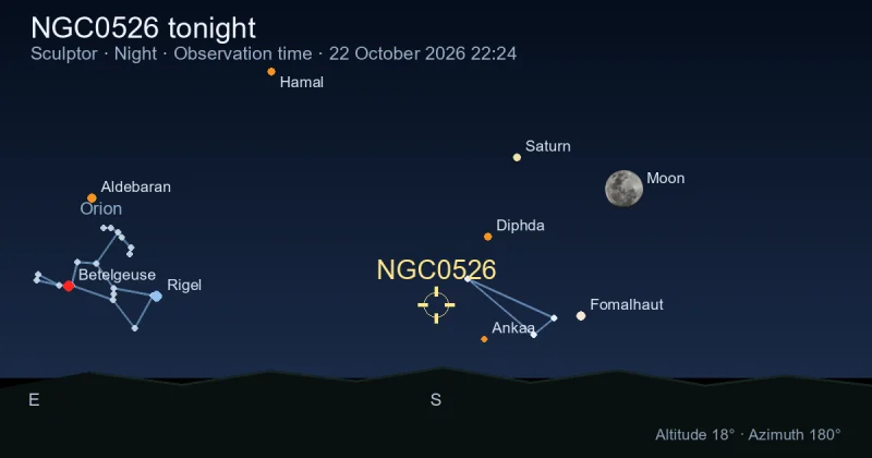 NGC0526 tonight