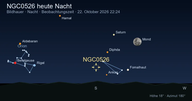 NGC0526 heute Nacht