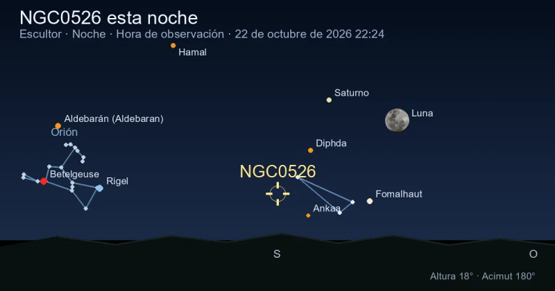 NGC0526 esta noche