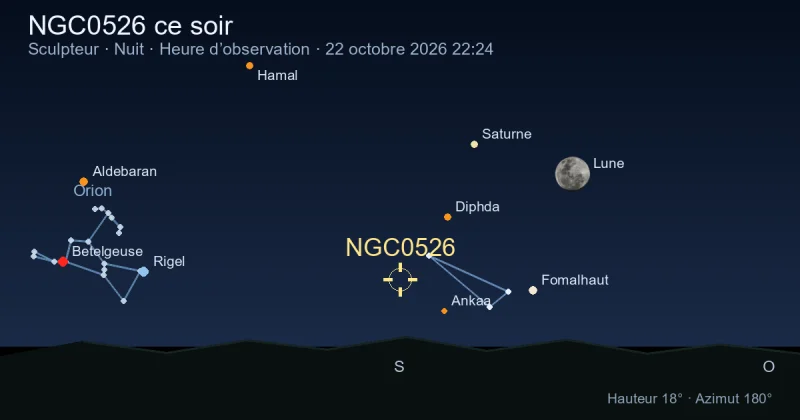NGC0526 ce soir