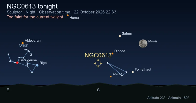 NGC0613 tonight
