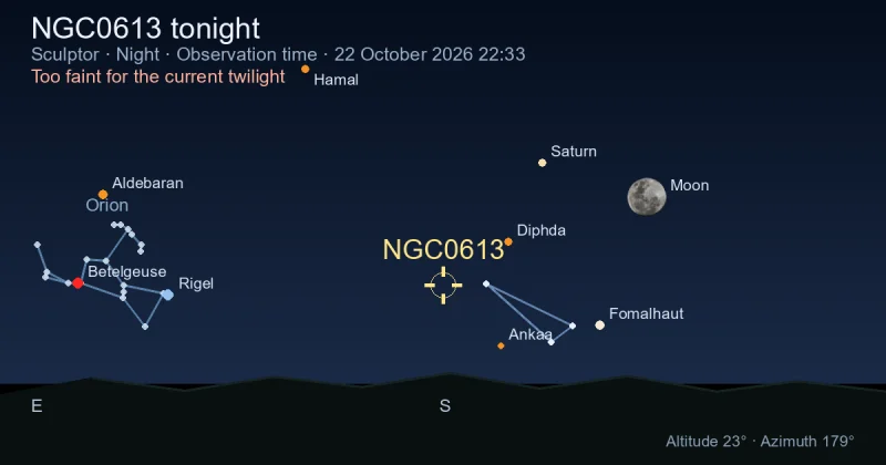 NGC0613 tonight