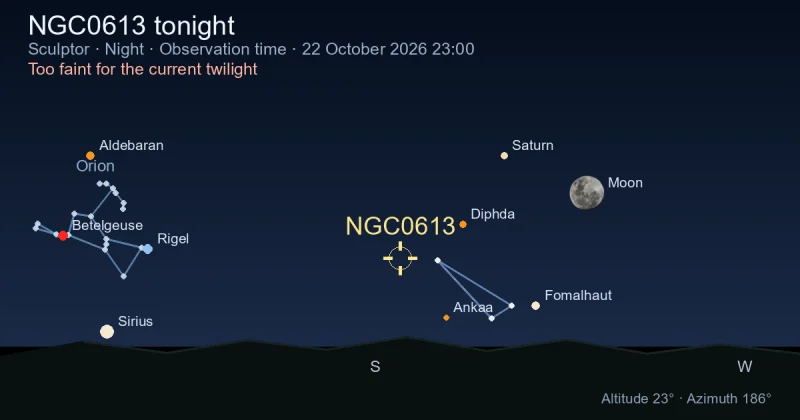 NGC0613 tonight