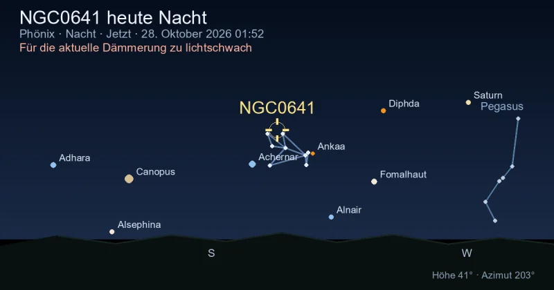 NGC0641 heute Nacht