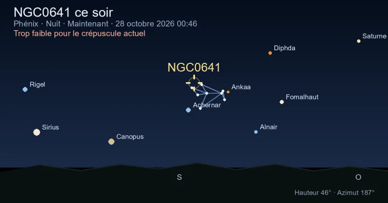 NGC0641 ce soir
